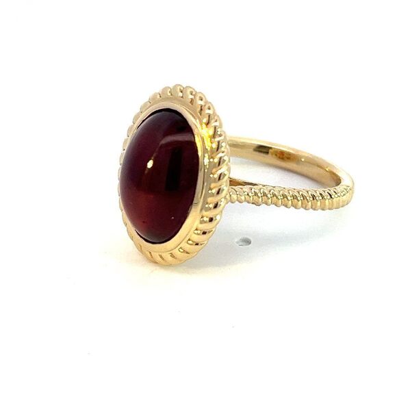 Natural Solitaire Spessartite Garnet Ring 14k 8.08 Cts Certified $3,150 310586 - Picture 7 of 14